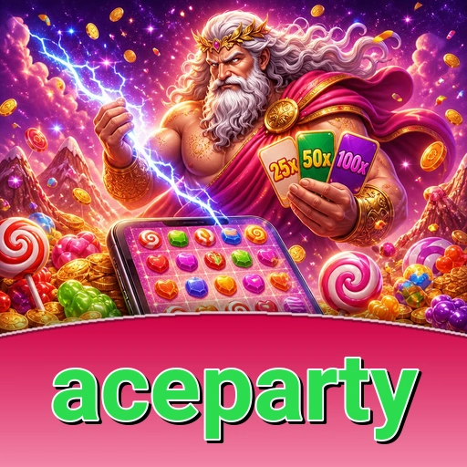 Layar fitur aceparty